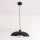 Κρεμαστό φωτιστικό με καλώδιο ECLIPSE 1xE27/15W/230V μαύρο