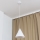 Κρεμαστό φωτιστικό με καλώδιο ETNA II, 1xE27/15W/230V, Ø 25 εκ., λευκό