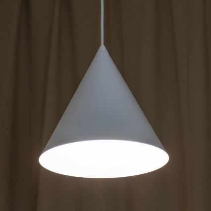 Κρεμαστό φωτιστικό με καλώδιο ETNA II, 1xE27/15W/230V, Ø 25 εκ., λευκό