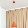 Κρεμαστό φωτιστικό με καλώδιο ETNA II 1xE27/15W/230V, διάμ. 25 εκ., πορτοκαλί