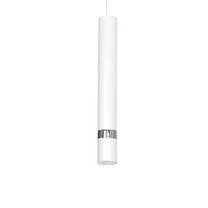 Κρεμαστό φωτιστικό με καλώδιο JOKER 1xGU10/25W/230V λευκό/γυαλιστερό χρώμιο