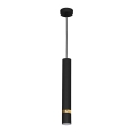 Κρεμαστό φωτιστικό με καλώδιο JOKER 1xGU10/25W/230V μαύρο/χρυσό