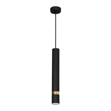 Κρεμαστό φωτιστικό με καλώδιο JOKER 1xGU10/25W/230V μαύρο/χρυσό