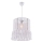 Κρεμαστό φωτιστικό με καλώδιο NESS MACRAME 1xE27/40W/230V λευκό