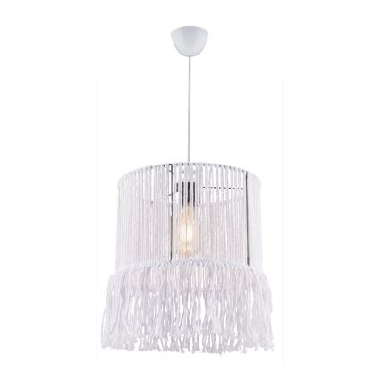 Κρεμαστό φωτιστικό με καλώδιο NESS MACRAME 1xE27/40W/230V λευκό