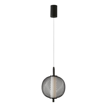 Κρεμαστό φωτιστικό με καλώδιο PUMA LED/10W/230V, Ø 20 cm, μαύρο