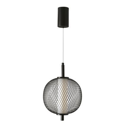 Κρεμαστό φωτιστικό με καλώδιο PUMA LED/10W/230V, Ø 20 cm, μαύρο