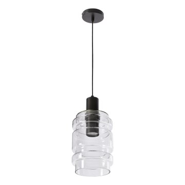 Κρεμαστό φωτιστικό με καλώδιο RADON 1xE27/40W/230V διάφανο