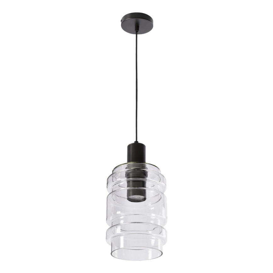 Κρεμαστό φωτιστικό με καλώδιο RADON 1xE27/40W/230V διάφανο