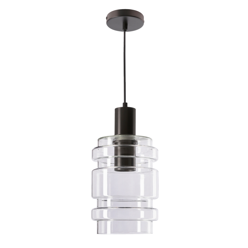 Κρεμαστό φωτιστικό με καλώδιο RADON 1xE27/40W/230V διάφανο
