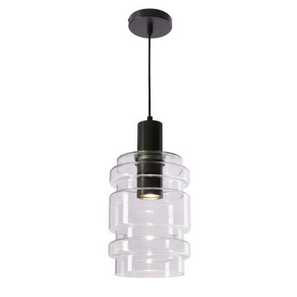 Κρεμαστό φωτιστικό με καλώδιο RADON 1xE27/40W/230V διάφανο