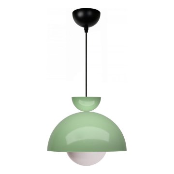 Κρεμαστό φωτιστικό με καλώδιο SALVA 1xE27/15W/230V πράσινο