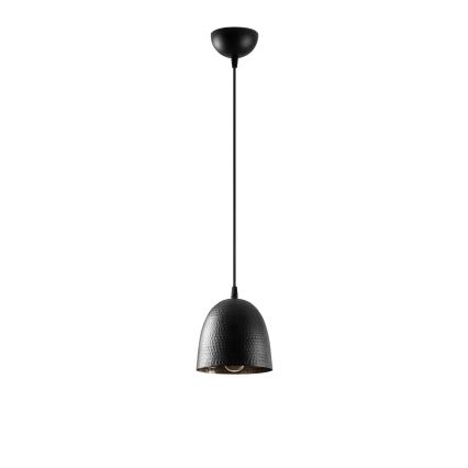 Κρεμαστό φωτιστικό με καλώδιο TATTOO 1xE27/40W/230V Ø 16 cm μαύρο