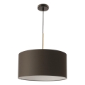 Κρεμαστό φωτιστικό με καλώδιο VANTI 1xE27/40W/230V καφέ