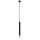 Κρεμαστό φωτιστικό μονόφωτο VIZIER 1xG9/40W/230V μαύρο