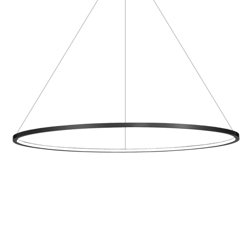 Κρεμαστό φωτιστικό μπάνιου LED SATURNO LED/57W/230V IP44 ανθρακί
