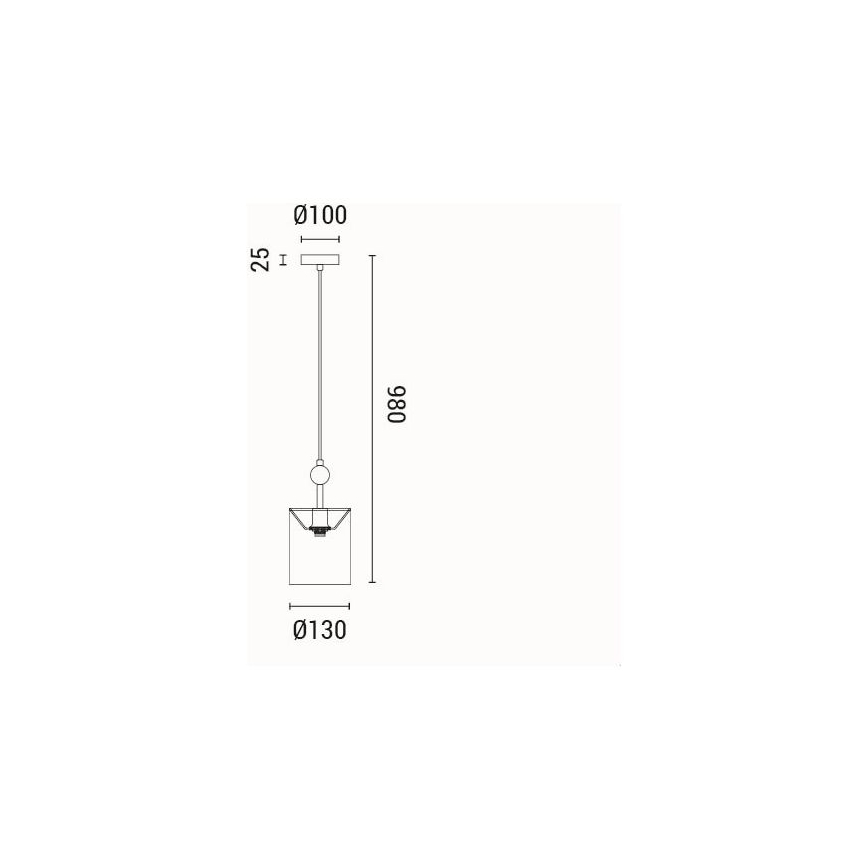 Κρεμαστό φωτιστικό οροφής 1xE14/15W/230V