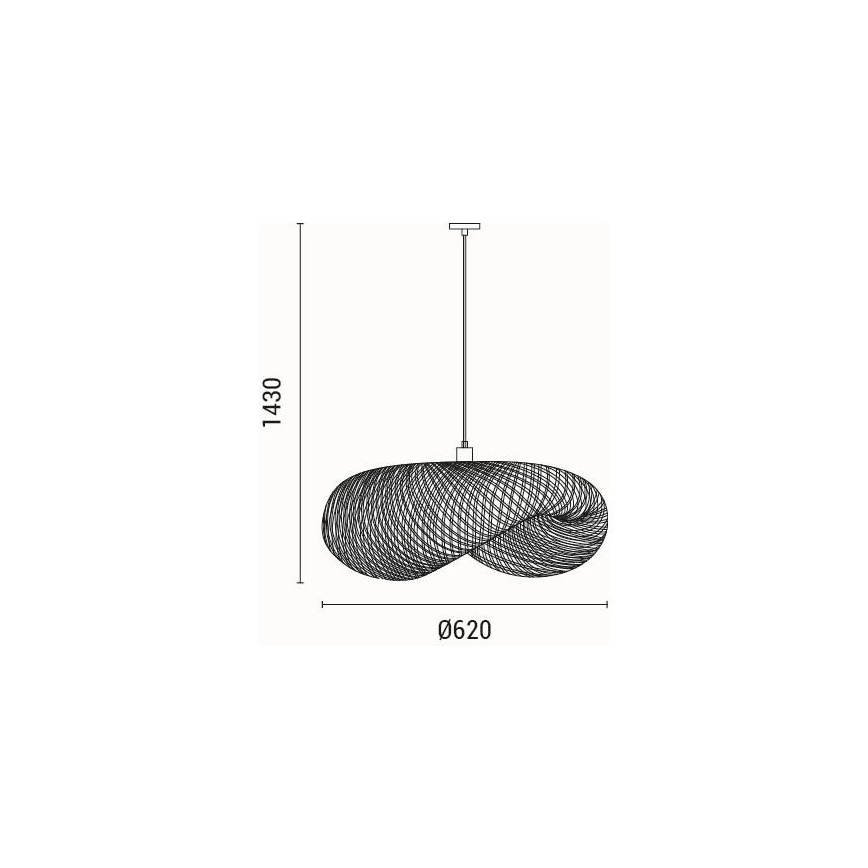 Κρεμαστό φωτιστικό οροφής 1xE27/15W/230V