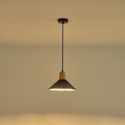 Κρεμαστό φωτιστικό οροφής 1xE27/15W/230V γκρι