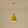 Κρεμαστό φωτιστικό οροφής 1xE27/15W/230V κίτρινο διάμετρος 23 cm