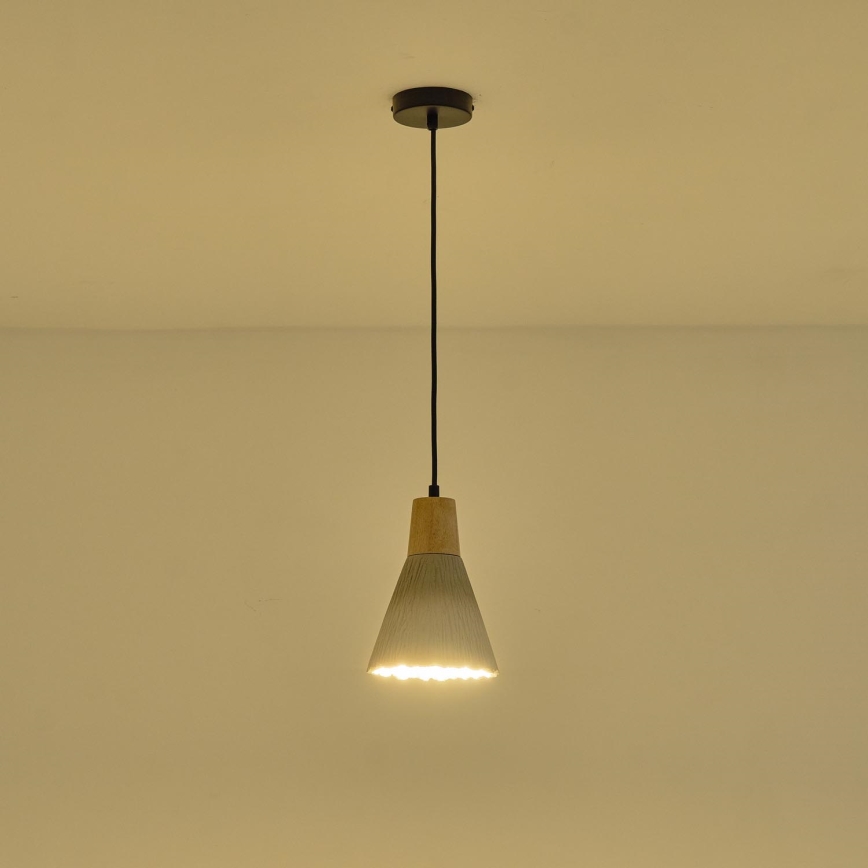 Κρεμαστό φωτιστικό οροφής 1xE27/15W/230V κρεμ