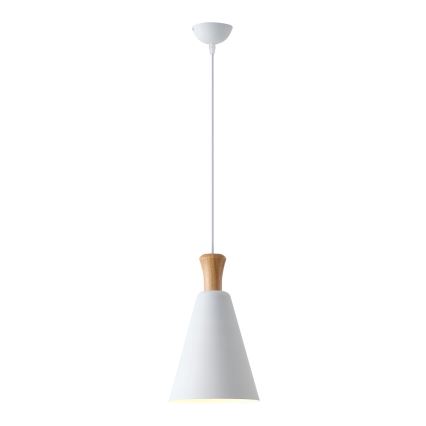Κρεμαστό φωτιστικό οροφής 1xE27/15W/230V λευκό διάμετρος 20 cm