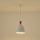 Κρεμαστό φωτιστικό οροφής 1xE27/15W/230V λευκό διάμετρος 23 cm