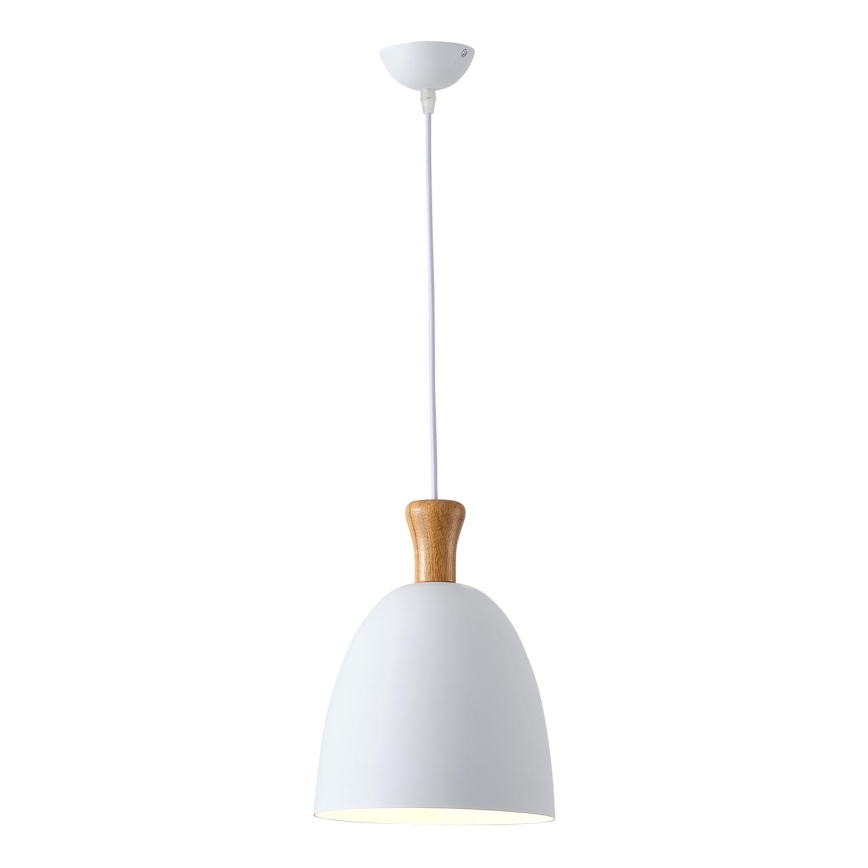 Κρεμαστό φωτιστικό οροφής 1xE27/15W/230V λευκό διάμετρος 23 cm