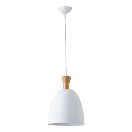 Κρεμαστό φωτιστικό οροφής 1xE27/15W/230V λευκό διάμετρος 23 cm