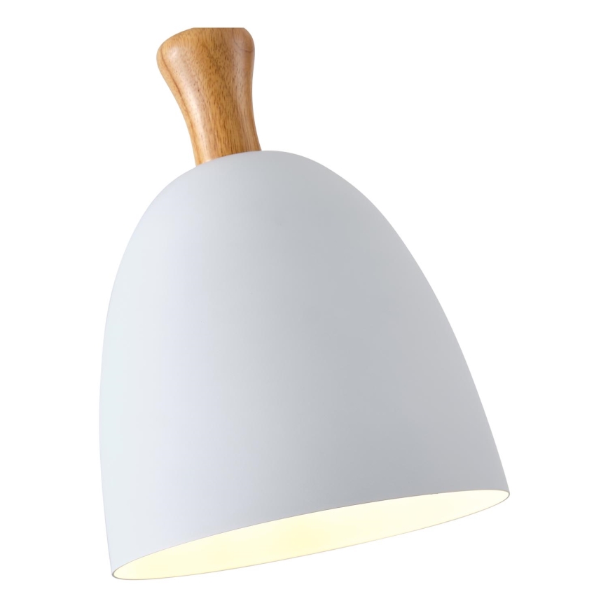 Κρεμαστό φωτιστικό οροφής 1xE27/15W/230V λευκό διάμετρος 23 cm