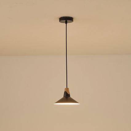 Κρεμαστό φωτιστικό οροφής 1xE27/15W/230V μαύρο