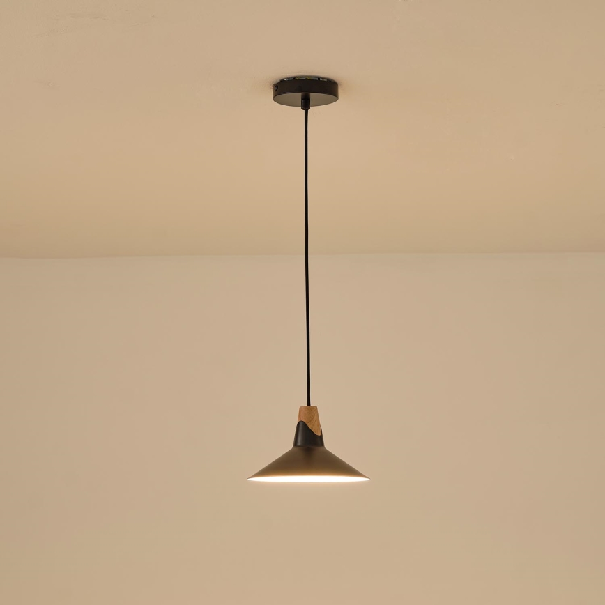Κρεμαστό φωτιστικό οροφής 1xE27/15W/230V μαύρο