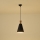 Κρεμαστό φωτιστικό οροφής 1xE27/15W/230V μαύρο διάμετρος 20 cm