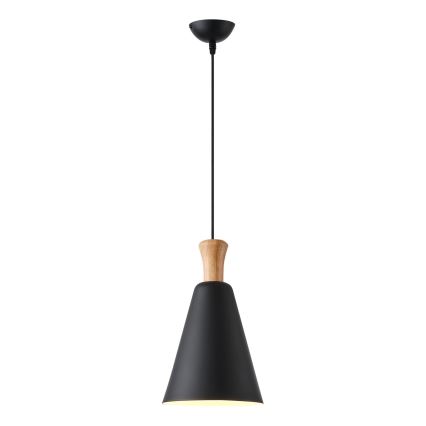 Κρεμαστό φωτιστικό οροφής 1xE27/15W/230V μαύρο διάμετρος 20 cm