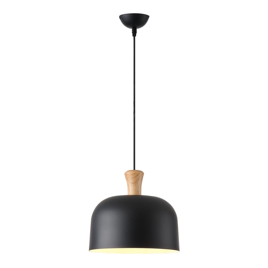 Κρεμαστό φωτιστικό οροφής 1xE27/15W/230V μαύρο διάμετρος 27 cm