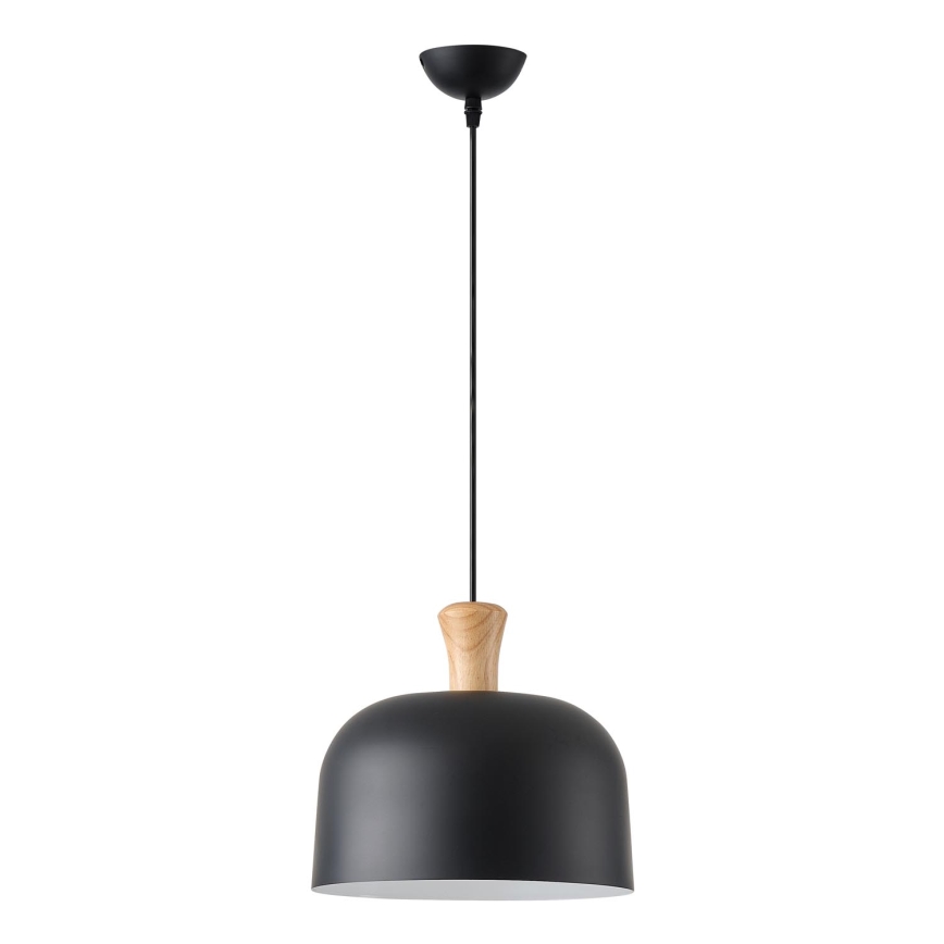 Κρεμαστό φωτιστικό οροφής 1xE27/15W/230V μαύρο διάμετρος 27 cm