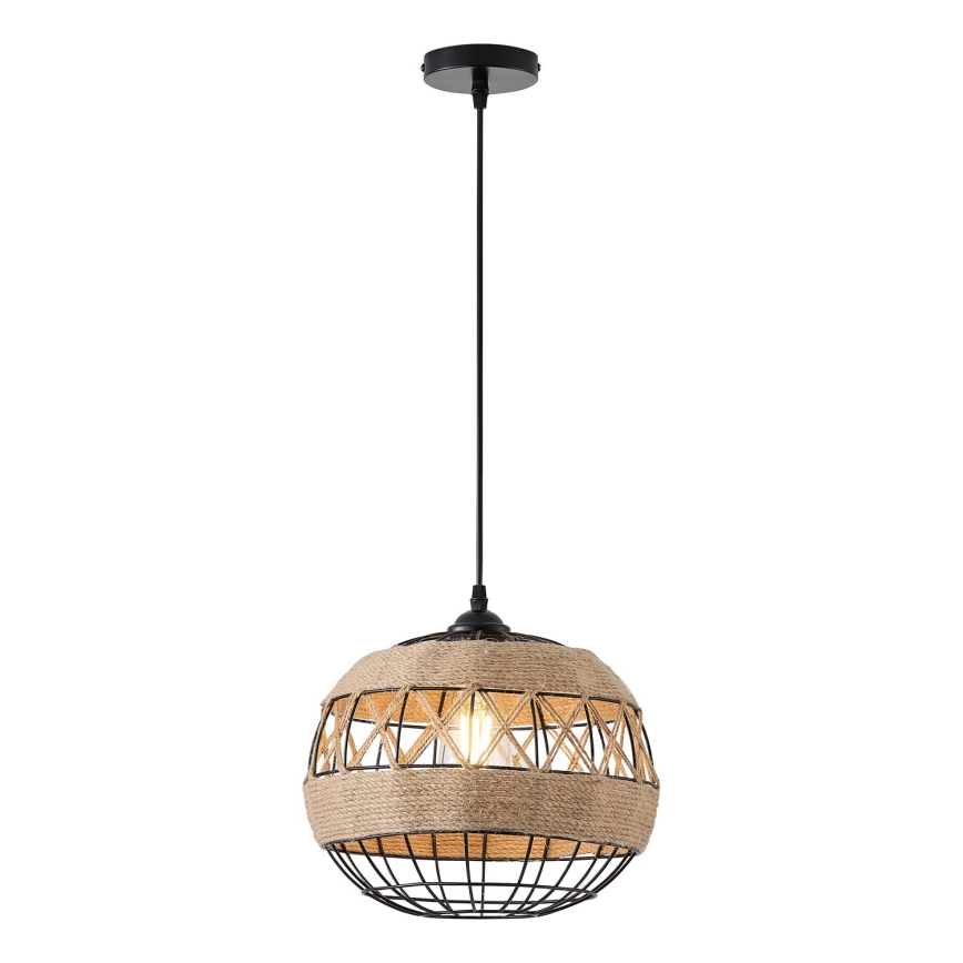 Κρεμαστό φωτιστικό οροφής 1xE27/15W/230V μπεζ