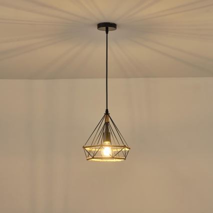 Κρεμαστό φωτιστικό οροφής 1xE27/15W/230V μπεζ