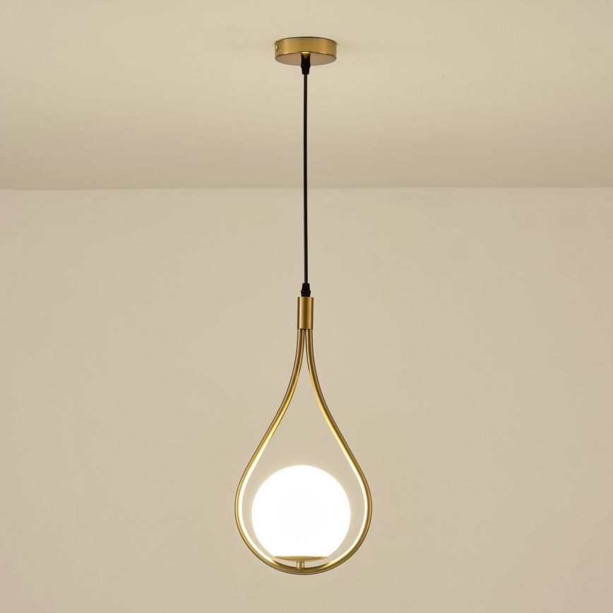 Κρεμαστό φωτιστικό οροφής 1xE27/15W/230V ορείχαλκος