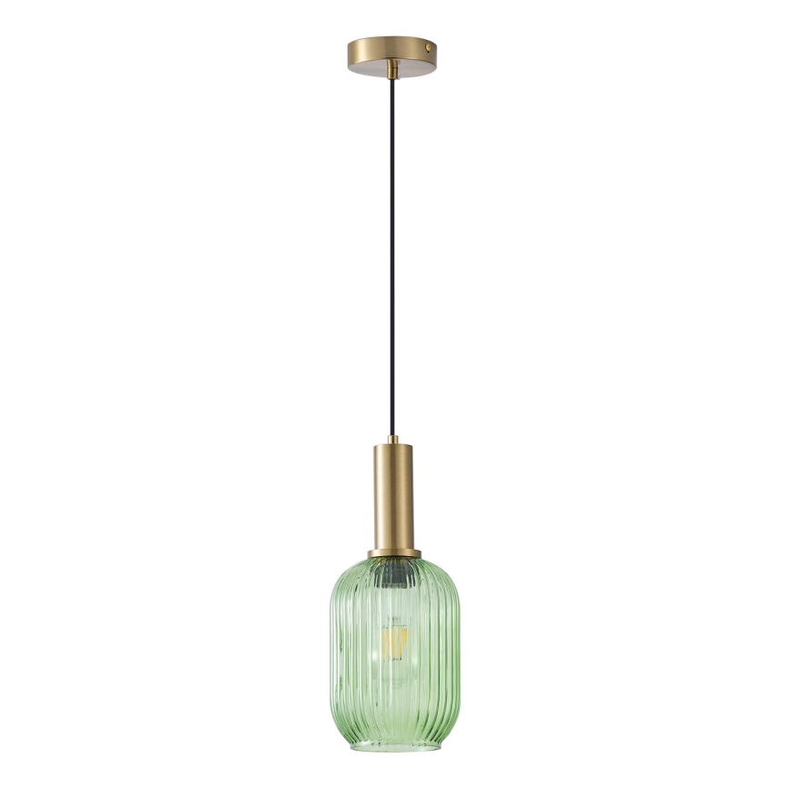 Κρεμαστό φωτιστικό οροφής 1xE27/15W/230V πράσινο 13 cm