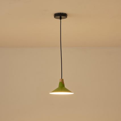Κρεμαστό φωτιστικό οροφής 1xE27/15W/230V πράσινο