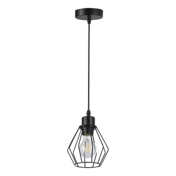 Κρεμαστό φωτιστικό οροφής 1xE27/35W/230V διάμετρος 18 cm μαύρο