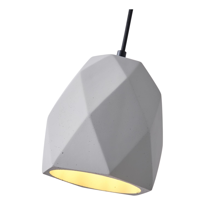 Κρεμαστό φωτιστικό οροφής 1xE27/40W/230V γκρι