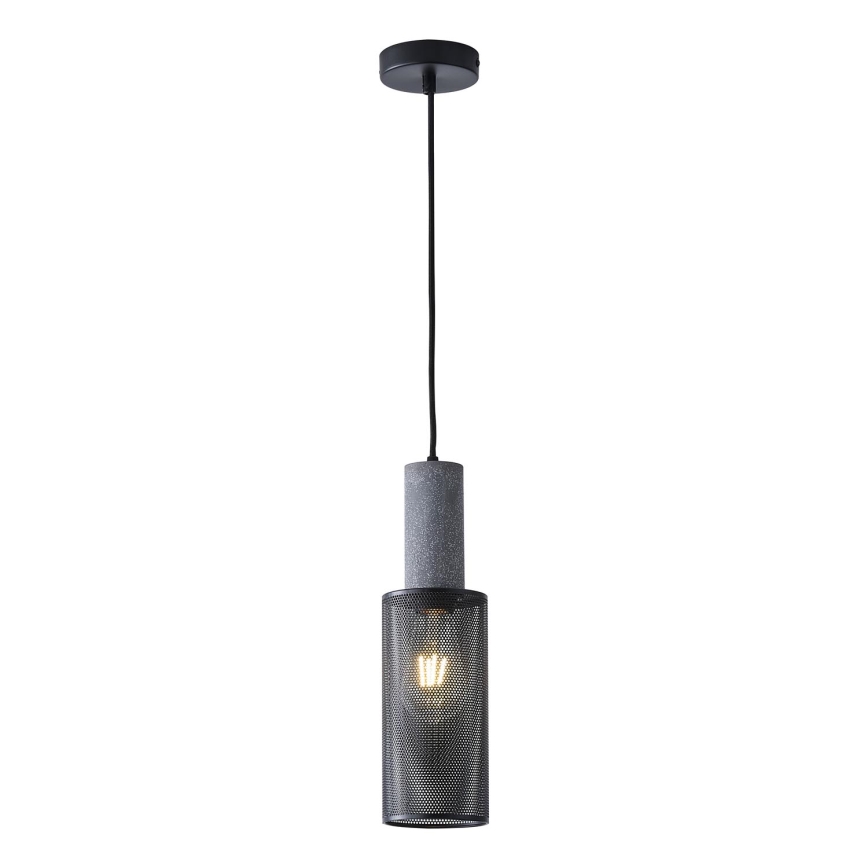 Κρεμαστό φωτιστικό οροφής 1xE27/40W/230V μαύρο