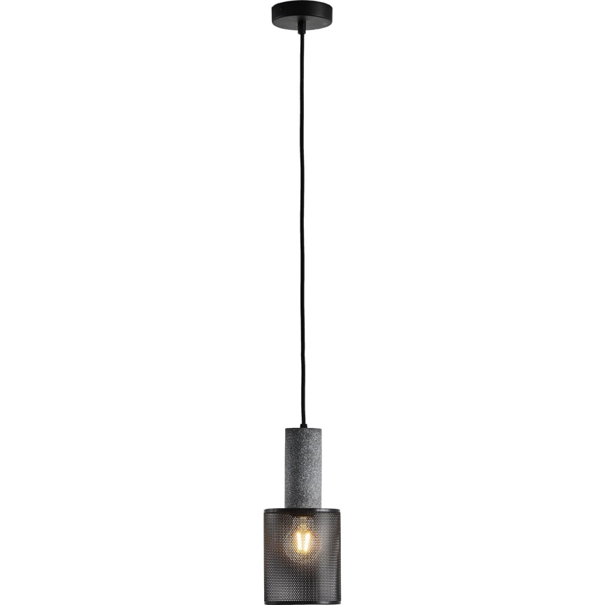 Κρεμαστό φωτιστικό οροφής 1xE27/40W/230V μαύρο