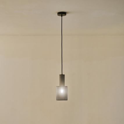 Κρεμαστό φωτιστικό οροφής 1xE27/40W/230V μαύρο