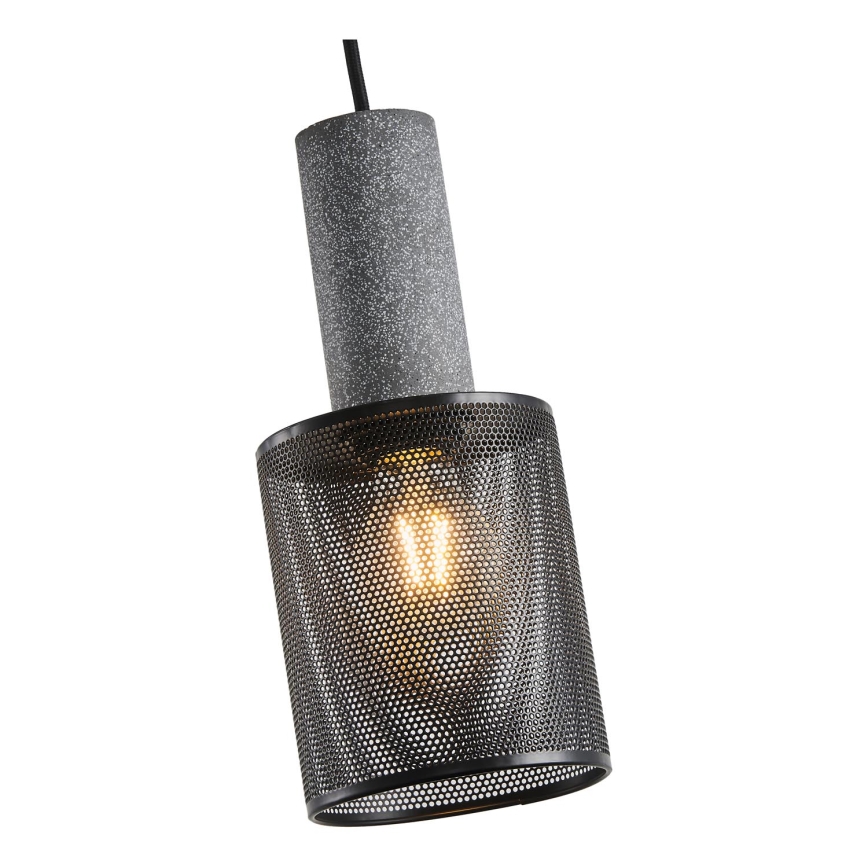 Κρεμαστό φωτιστικό οροφής 1xE27/40W/230V μαύρο