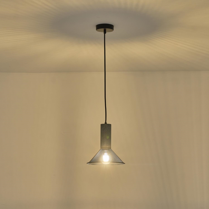 Κρεμαστό φωτιστικό οροφής 1xE27/40W/230V μαύρο