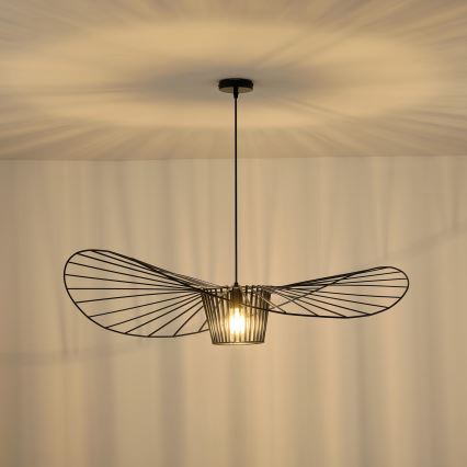 Κρεμαστό φωτιστικό οροφής 1xE27/40W/230V μαύρο