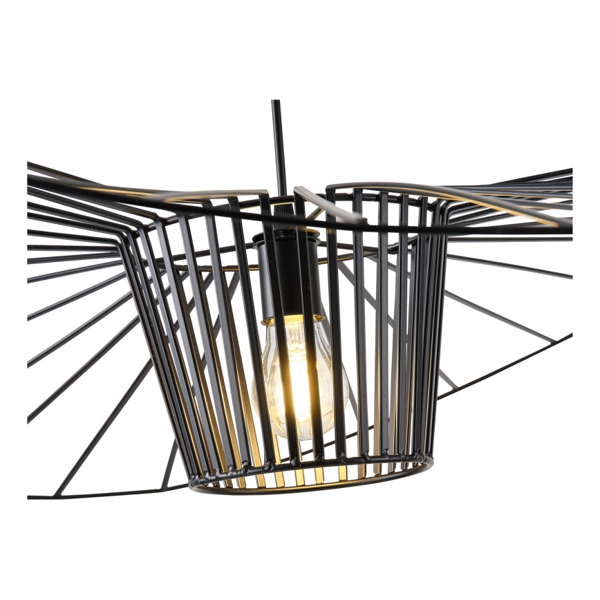 Κρεμαστό φωτιστικό οροφής 1xE27/40W/230V μαύρο
